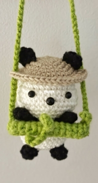 Hanging panda