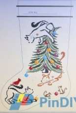 Brittercup Designs BC009 Britty Kitty Christmas Stocking XSD