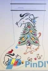 Brittercup Designs BC009 Britty Kitty Christmas Stocking XSD