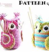 Ira Rott-Hooty, the Owl Buddy Hook and Needle Organizer-English