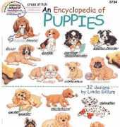 American School of Needlework 3734 An Encyclopedia of Puppies