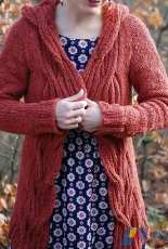 Knit Bug-Spinster Cardigan by Valérie Miller-Free