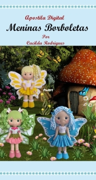 Atelie Recanto Criativo - Cacilda Rodrigues - Butterfly Girls - Meninas Borboletas - Portuguese