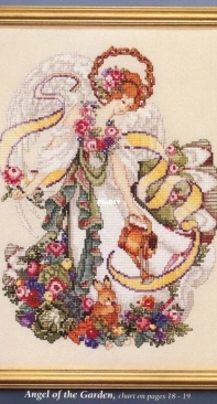 American School of Needlework ASN 3661 Angel of the Garden by Barbara Baatz XSD