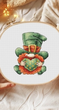 MIYAstitch - Patriks (Patrick) Day Heart by Minasyan / Minasian Yana
