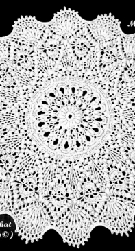 Crochet Shelters - Gangarathna Bhat - Mrdvika Doily - English and Russian