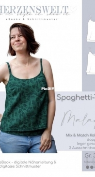 Meine Herzenswelt - Spaghetti-Top Malaga - German