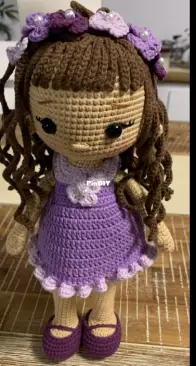 Little purple doll