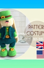 Knittoypatterns -Natalya Solovjeva - Natalia Solovieva - Green outfit