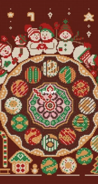 OwlForest Embroidery 0308 - Ginger Snowman SAGA