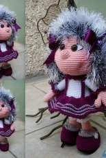 purple elf doll
