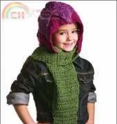 Bendy Carter - Stitches of Love Hooded Scarf