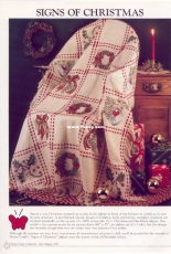 Signs Of Christmas Afghan from Stoney Creek Collection 1991
