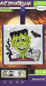 Stoney Creek - Pattern of the Month Series  - Most Spooktacular - PM2801- Bat Crazy Frankie