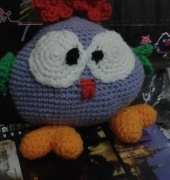 Owl with big eyes