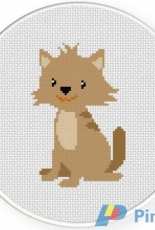Daily Cross Stitch  - Cute Kitten