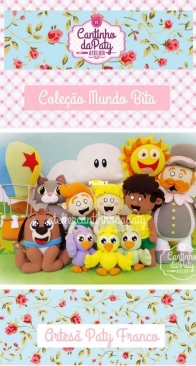Cantinho da Paty   Atelier - Paty Franco - Bita World Collection -  Coleçao Mundo Bita - Portuguese