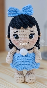 Ateliê Três Bonecas - Amigurumis by Patricia - Patricia Esteves Rodrigues - Betty Rubble Flinstone - Portuguese