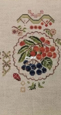 my first fruit stitch-ashberry