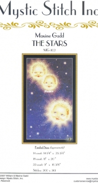 Mystic Stitch Inc. - MG-102 The Stars By Maxine Gadd