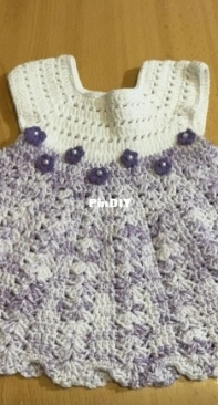 crochet baby dress