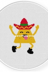 Daily Cross Stitch - Party Nachos