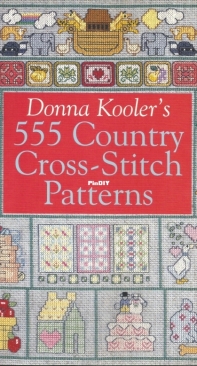 Kooler Design Studio - Donna Koolers 555 Country Cross-Stitch Patterns