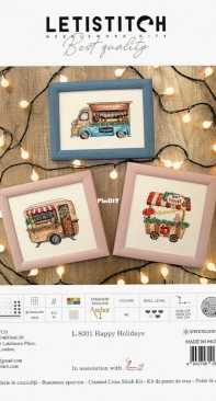 Letistitch - L8001 - Happy Holidays