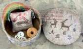 Pineberry Lane - Two Hares Marking Sampler