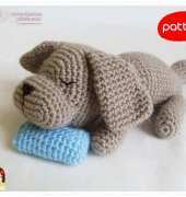 Butter Bear Made - Butterbearmade - Ahmaymet - May Ahmaymet - Sleepy Doggie ZzZz
