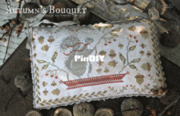 With Thy Needle & Thread WTNT CS217 Autumns Bouquet