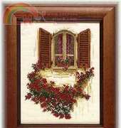 Jeanette Crews Designs - Window with roses from Details 184
