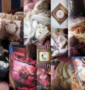 Ribbons and Roses Embroidery by Lee Lockheed