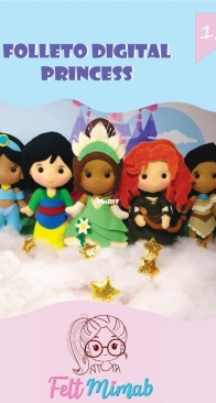 Felt Mimab - Digital Booklet 12 - Princess - Spanish