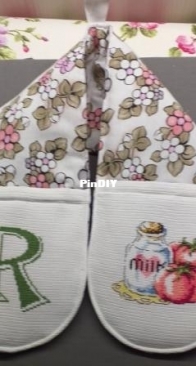 Double oven glove/Guanto forno doppio