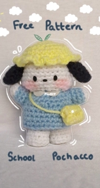 Loafy Crochet - School Pochacco - Free