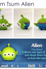 uDezign - Ervinna Lie - Tsum Tsum Amigurumi - Tsum Tsum Alien