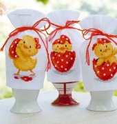 Vervaco PN-0147927 Happy Easter III egg cozy XSD