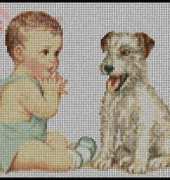 Artecy Croos Stitch - Baby and & Dog