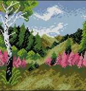 Lyla Flowers and Birches