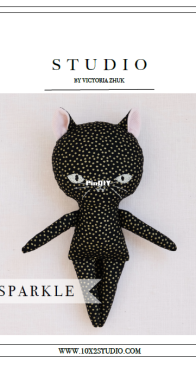 10x2 Studio - Victoria Zhuk - Sparkle the Cat with Dress