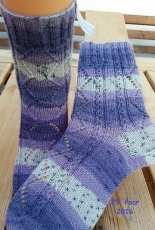 Feuerspitzen Socken by Angela O.-German-Free