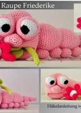 Haekelgetier - Motley Crochet Crew - Sandra Hawlik - Caterpillar Friederike