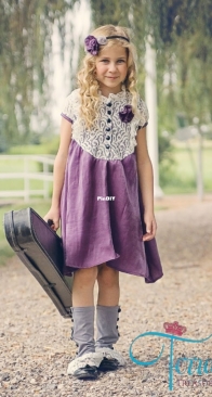 Terra's Treasures- Mayfair Top and Dress - Girls Sizes 12 Months - 14