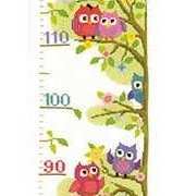 Vervaco PN-0147238 Little Owls Tree Height Chart