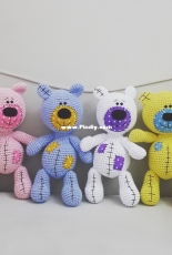 Amigurumi  Bears Patches