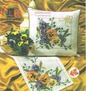 Oehlenschläger OOE Design 67525 - Pansies Tablerunner