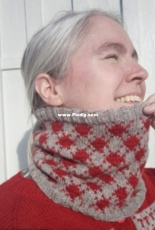 Koronahals / Corona cowl by Inger Marie Kimo-English,Norwegian-Free