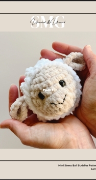 Unraveled and Unwound - Sharon Gonzalez - Lamb and Dog Mini Stress Ball Buddies