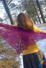 Asynja Designs-The Yggdrasil Shawl by Karin Andreasson